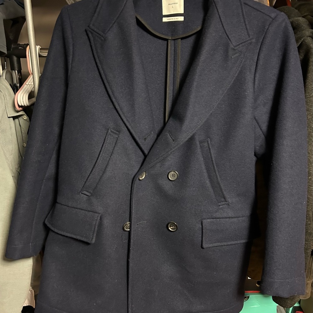 Billy Reid Bond Peacoat Large